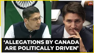 India Vs Canada: Allegations By Canada Are Primarily Politically Driven: MEA On India-Canada Row