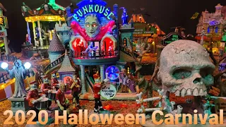 Our 2020 Lemax/Dept 56 Spooky Town Halloween Theme Park Village