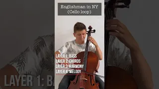 🎻Englishman in NY - Sting(Cello loop cover) #englishmaninnewyork #sting #stingcover #cello #cellist