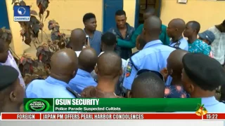 Osun Police Parade Suspected Cultists