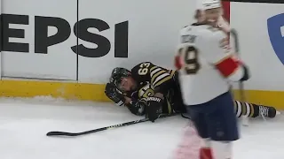 Sam Bennett takes out Brad Marchand with a headshot 5/10/24