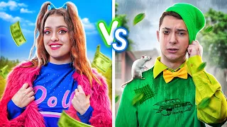 Бедный Сын VS Богатая Дочь! Моя Мама Любит Меня из за Денег!