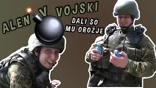 Opravil je vojaški poligon in dali so mu OROŽJE | ALEN V VOJSKI 2/4