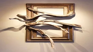 Wood Frame With Grafted Manzanita Branch █▬█ █ ▀█▀