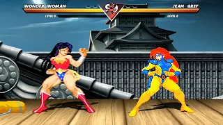 WONDER WOMAN vs JEAN GREY - Highest Level Amazing Fight!