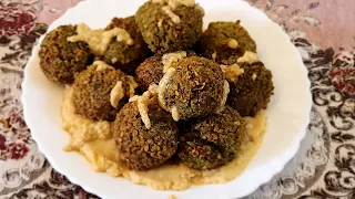 Healthy Air Fried Falafel Recipe| Authentic and Crispy Falafel Recipe😋 Middle Eastern Street Food🧆 🌮