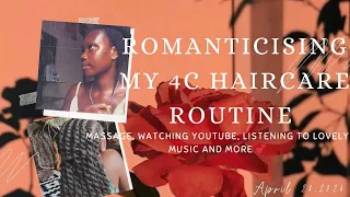 💕Romanticising my 4C Haircare Routine + 5 tips to boost your hair growth journey 💕 | BabygirlLuchie