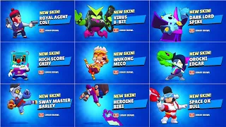 Unlocking Every Lunar New Year Skins in Brawlstars(2019-2024)🎇!