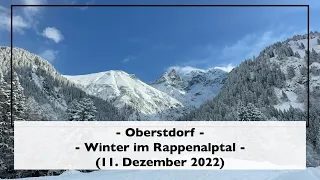 Oberstdorf - Winter Im Rappenalptal (11. Dezember 2022)