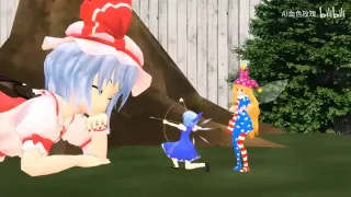 [ MMD Touhou ] Remilia And Clownpiece : Two Little Indians
