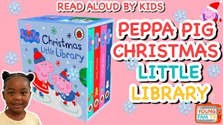 Peppa Pig Christmas Little Library - Children’s Books (Read Aloud By Kids) With Music