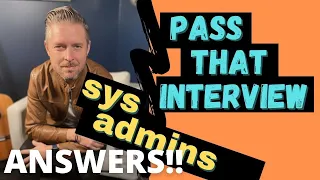 System Administator Interview - Questions & Answers [Part 2 - The Answers]