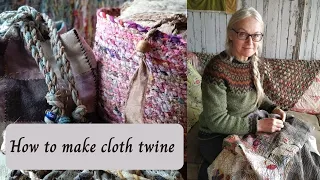 Tutorial : How to make fabric twine
