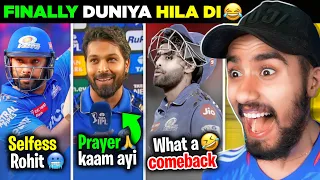 Mubarak Ho! Hardik's FIRST WIN 👀 | Rohit Sharma 49 | MI vs DC & GT vs LSG