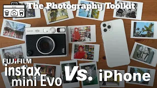 Instax Mini Evo VS iPhone