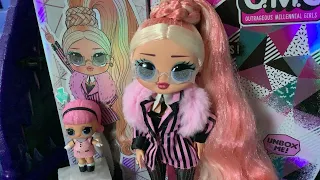 LOL SURPRISE OMG WINTER CHILL BIG WIG AND MADAME QUEEN DOLL REVIEW