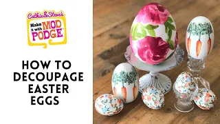 DIY Decoupaged Easter Eggs
