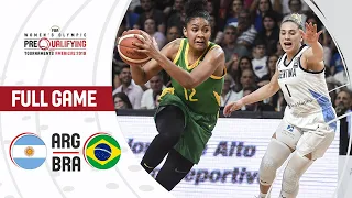 Argentina v Brazil - Full Game - FIBA Women's Olympic Pre-Qualifying Tournaments 2019