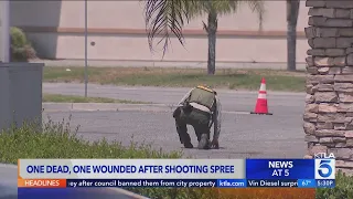 Shooting spree in Inland Empire leaves one person dead, another injured