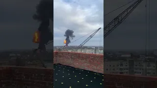 Большой взрыв в Киеве ПОПАЛ НА ВИДЕО