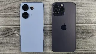 iPhone 14 Pro Max Vs Tecno Camon 20 Pro - Speed Test