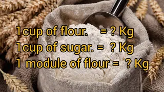 How to measure Ingredients|| How many cups are in a gram of sugar