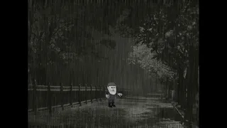1 Hour of Rain Broken by Gnome Noises for Focus, Relaxing and Sleep