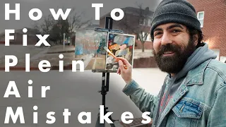 Fix Your Plein Air Paintings by Doing THIS | Plein Air Oil Painting Techniques