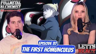 Lurking in the Shadows | Full Metal Alchemist: Brotherhood Reaction | Ep 37, "The First Homunculus"