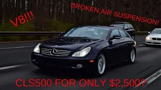 Buying A Broken Mercedes CLS For $2,500 Then Fixing It Cheaply