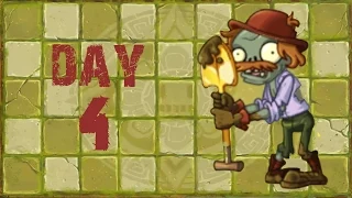 Plants vs Zombies 2 - Lost City - Day 4 [Excavator Zombie] No Premium