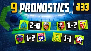 Ligue 1 ⚽ Mes 9 pronostics foot du weekend (33ème journée L1)