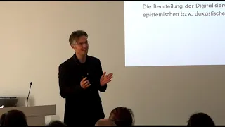 Prof Dr Markus Tiedemann Digitalisierung, ethische Urteilskraft und ästhetische Bildung Vortrag