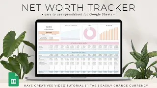 Net Worth Tracker Spreadsheet