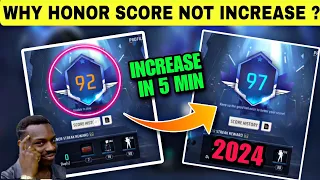 WHY HONOR SCORE NOT INCREASING ? HONOR SCORE NAHI BADH RHA HAI | HONOR SCORE KAISE BADHAYE CS RANK