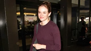 Newly Engaged Danielle Panabaker Flaunts Ring And Chats About Her Beloved Maltese At LAX