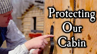 Sealing The Door - Log Cabin Maintenance