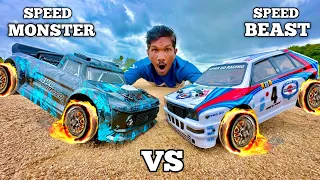 RC Hypergo Speed Monster Car Vs Fastest Beast Unboxing & Fight - Chatpat toy tv