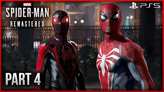 SPIDER-MAN REMASTERED PS5 Walkthrough Gameplay - Part 4 (Playstation 5)