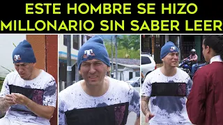 Este hombre se hizo millonario sin saber leer ni escribir