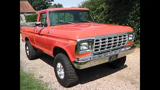 Stunning 1979 Ford F150 4X4 Classic Truck with Lift kit