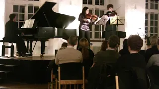Musikschule LEHRERKONZERT 2012: BACH doppelkonzert (2 Violinen, Klavier)