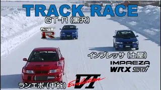 Track Race #3 | Lancer EVO 6 vs Impreza STi vs  Skyline R34 GT-R
