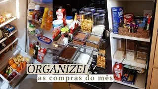 ORGANIZANDO A GELADEIRA E DESPENSA *pós compras de mercado* | Amanda Paduan