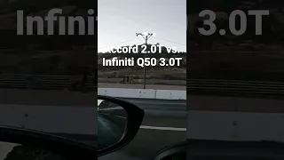 Infiniti Q50 3.0T vs. Accord 2.0T