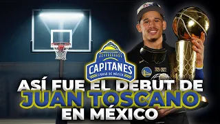 ASÍ FUE EL DEBUT NBA DE JUAN TOSCANO EN MÉXICO
