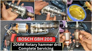 Repair bosch hammer drill GBH 200/GBH2 18E | how to repair hammer drill | repair Bosch @hammer drill