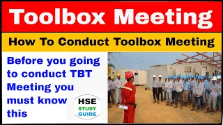 Toolbox Meeting In Hindi | How To Conduct Toolbox Talk Meeting | TBT In Hindi |  PEP/Safety Talk