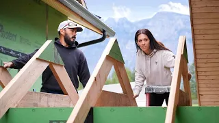 Cutting Into Our FINISHED Home! The FINAL Framing Project & Connecting Our Two Builds