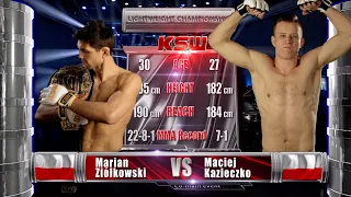 KSW Free Fight: Marian Ziółkowski vs Maciej Kazieczko | KSW 66